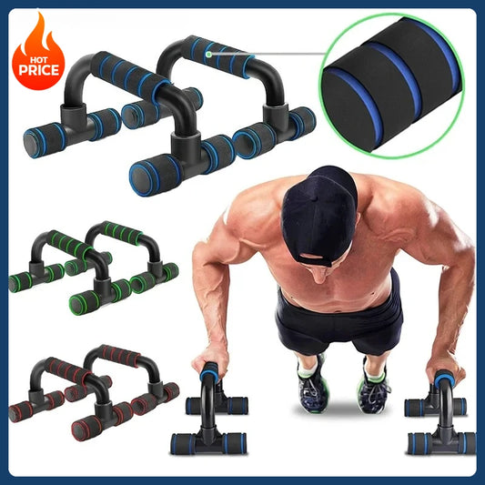 U-Shaped Push-Up Bars - Ergonomic Wrist-Safe Design (Pair)