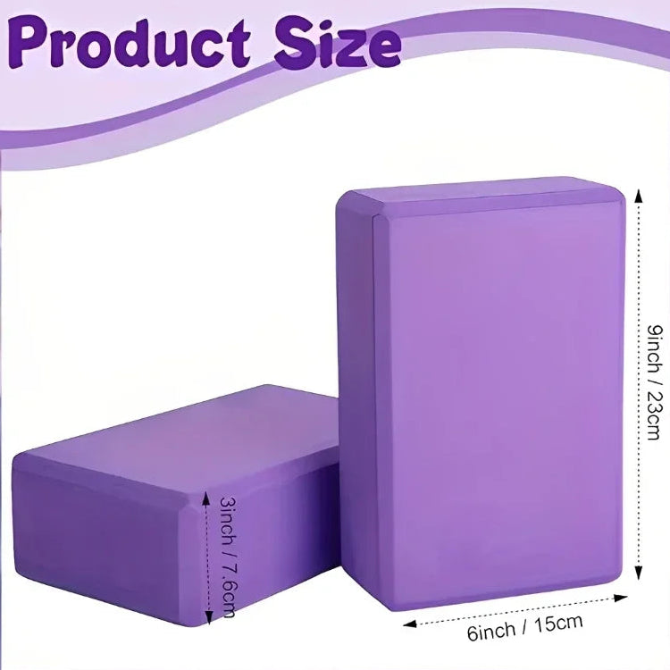 High-Density EVA Yoga Block - Lightweight Foam Brick