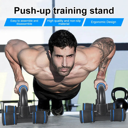 U-Shaped Push-Up Bars - Ergonomic Wrist-Safe Design (Pair)